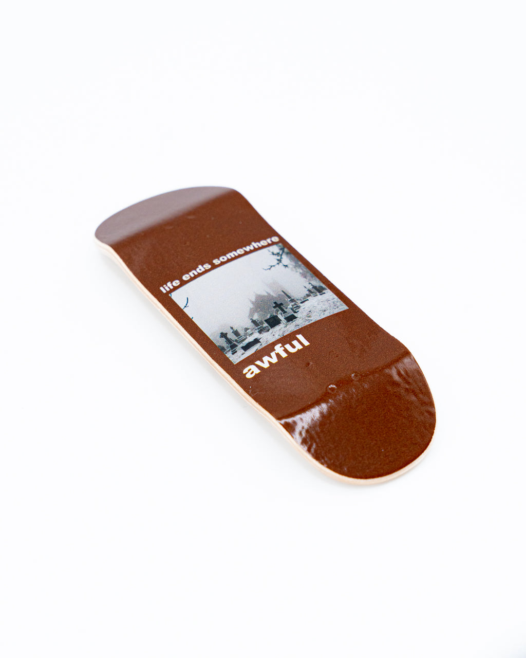 "Life Ends Somewhere" Deck - Brown
