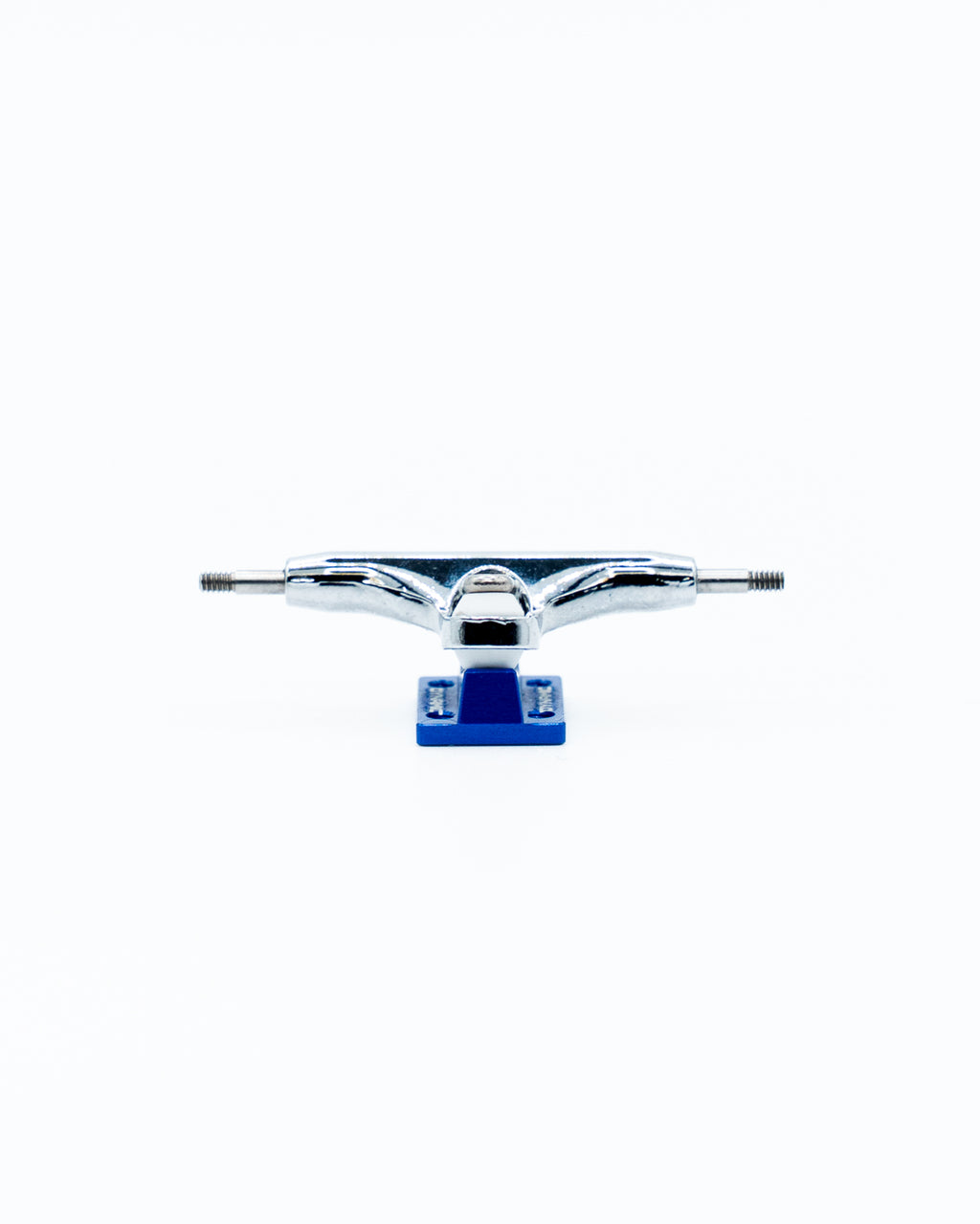 Dual Bearing Trucks - Chrome/Blue