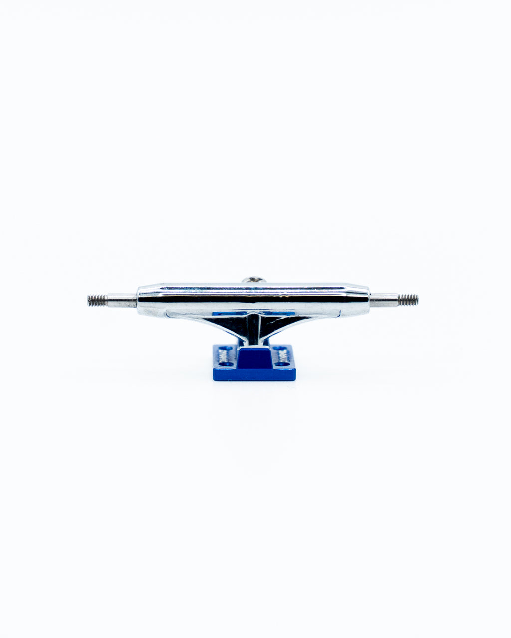Dual Bearing Trucks - Chrome/Blue