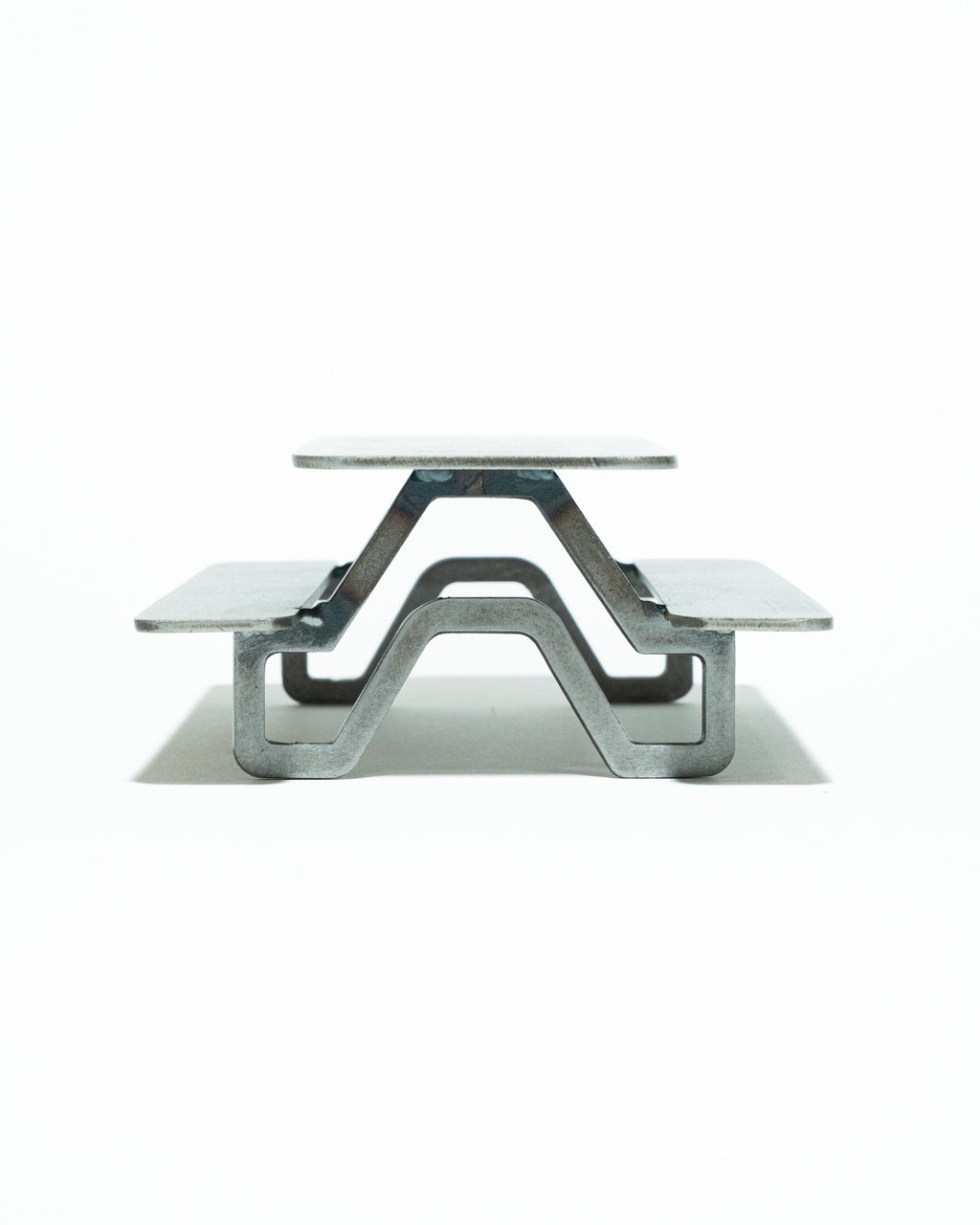 Steel Picnic Table - Raw