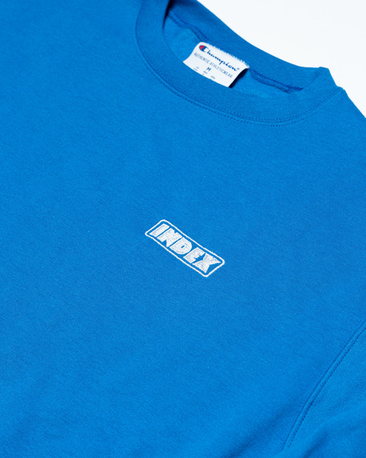 Embroidered Logo Crewneck - Royal Blue