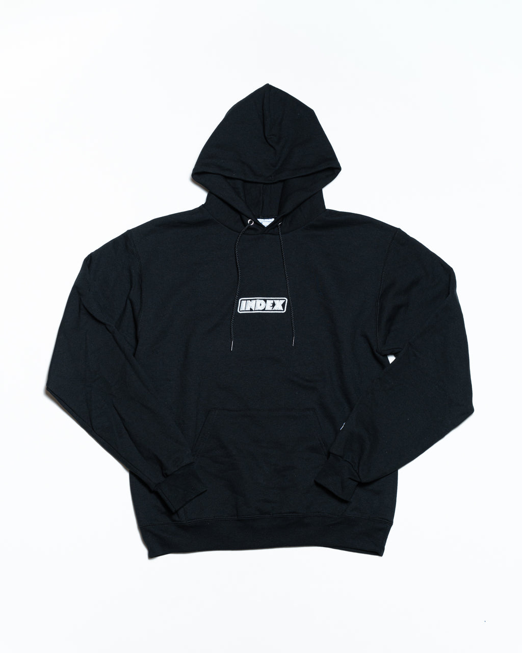 Embroidered Logo Hoodie - Black