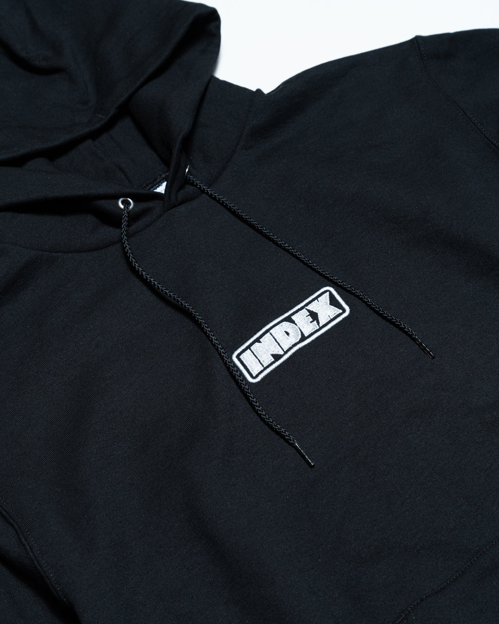Embroidered Logo Hoodie - Black