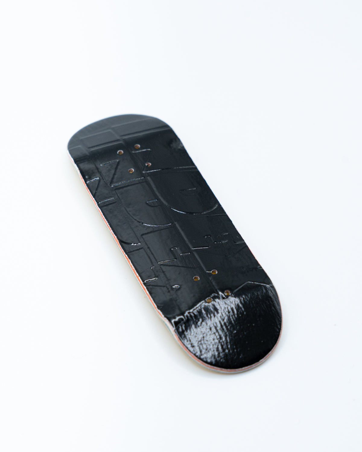 Pro Shop Deck - Stacked Logo Black/Black (Raised Ink)