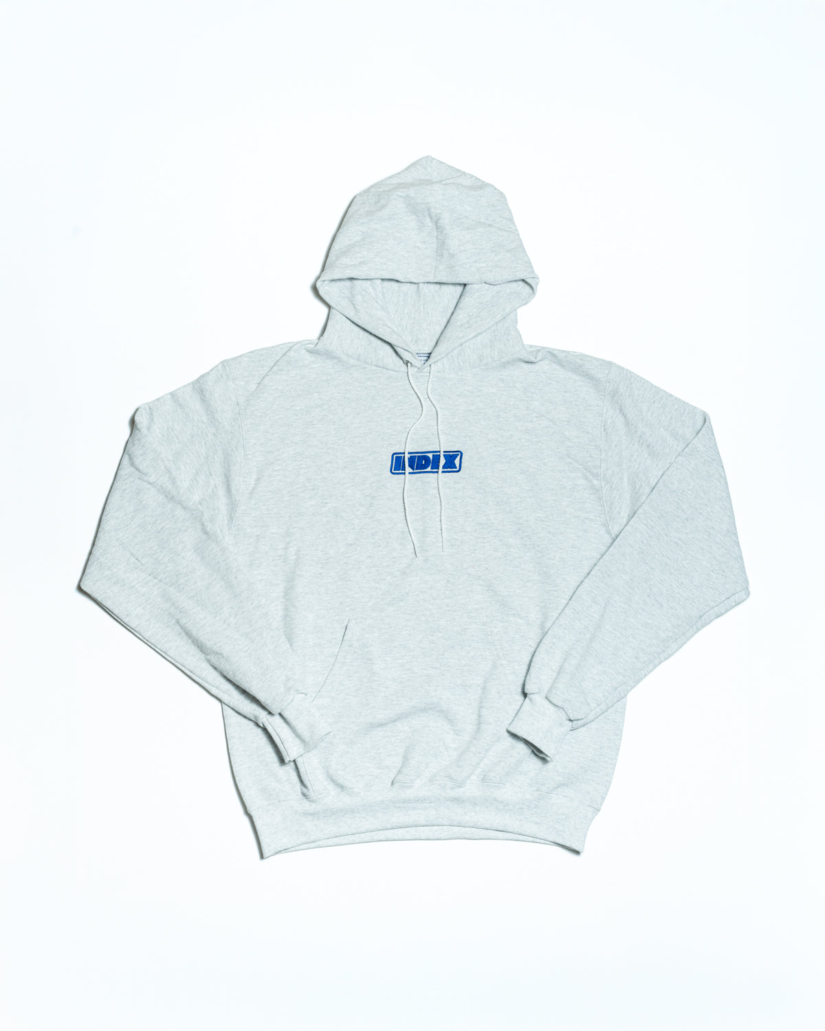 Embroidered Logo Hoodie - Ash