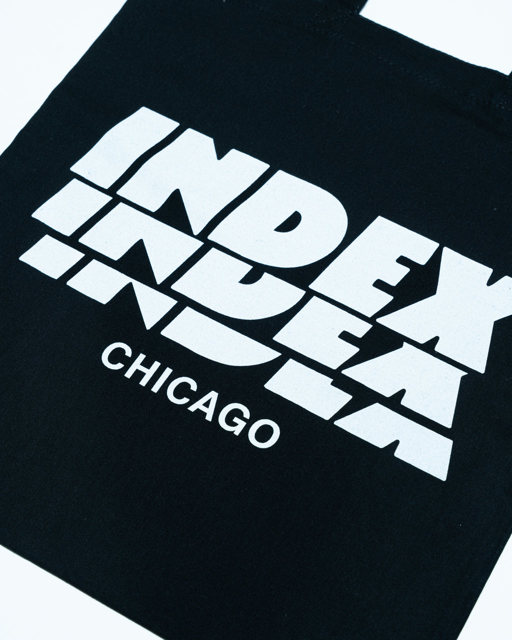 Stacked Logo Tote Bag - Black