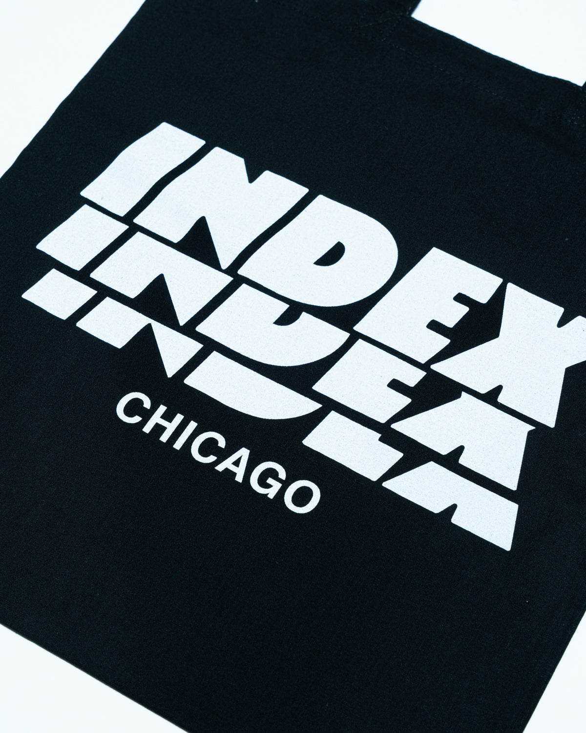 Stacked Logo Tote Bag - Black