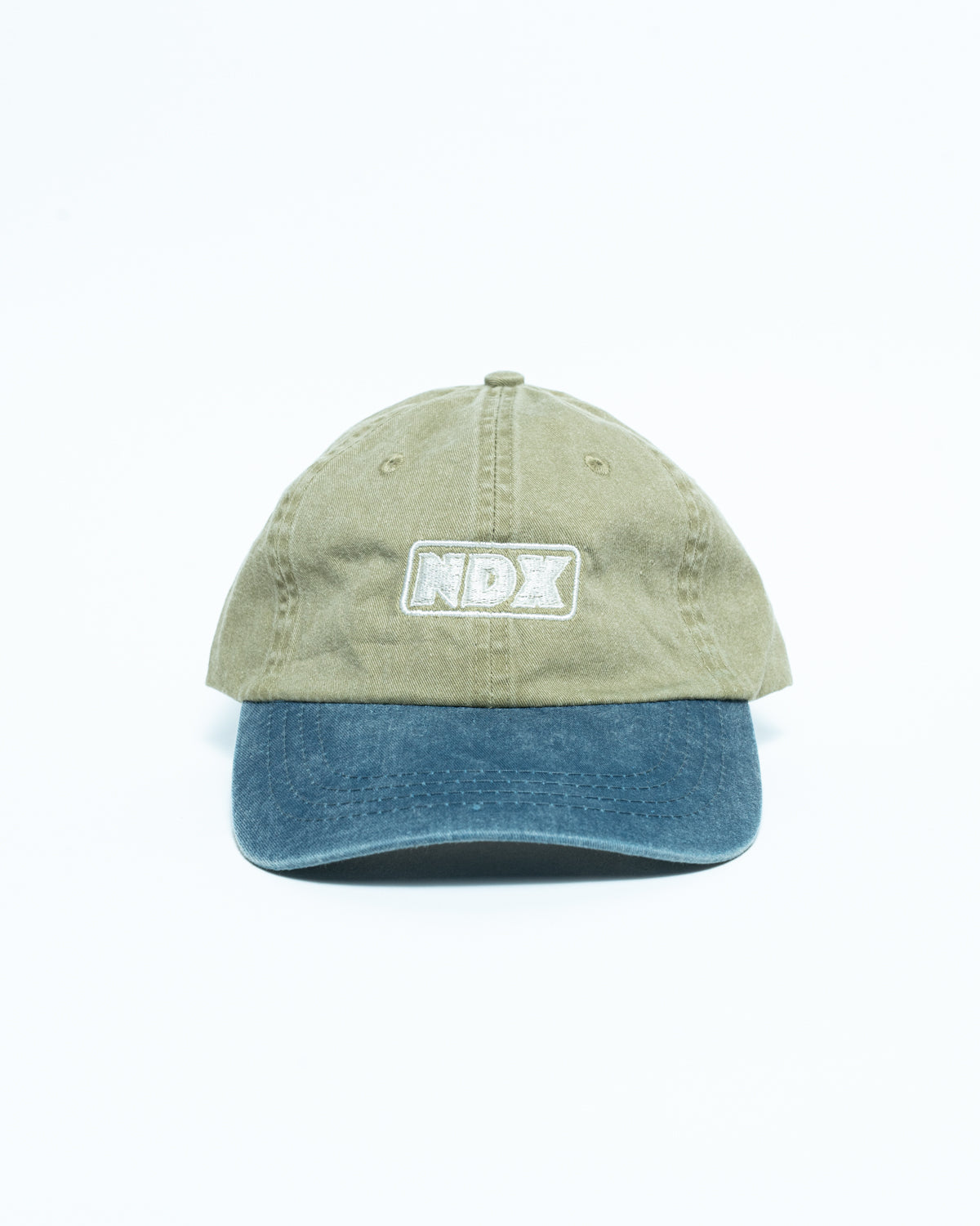 NDX Strapback Hat - Khaki/Navy