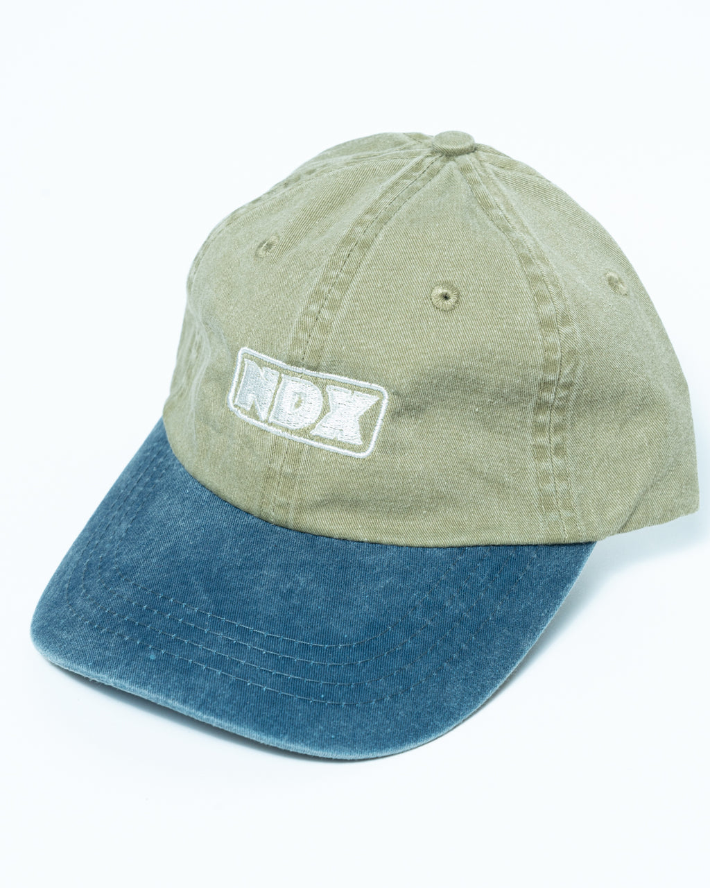 NDX Strapback Hat - Khaki/Navy