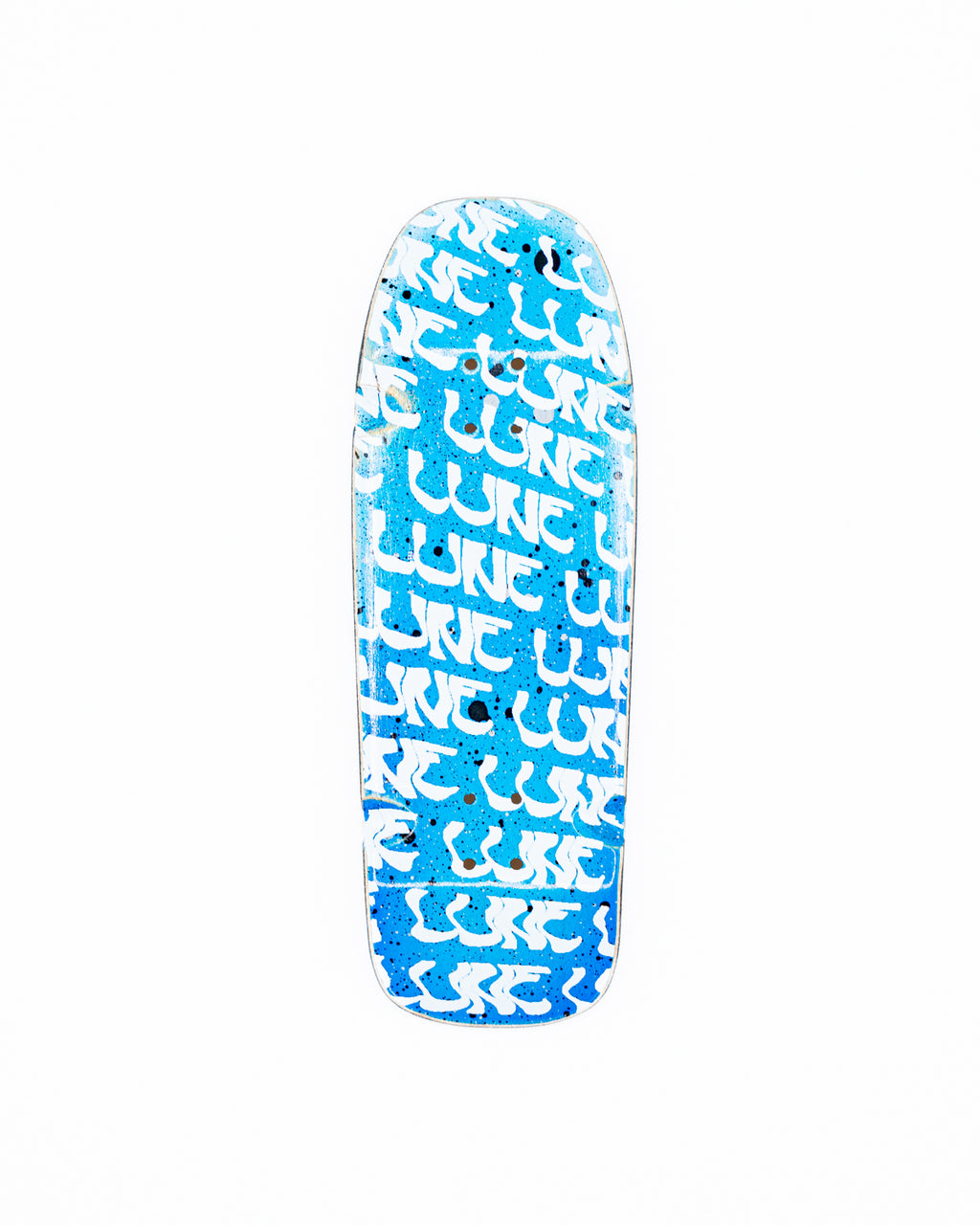 Lune Logo Deck - Blue Spatter
