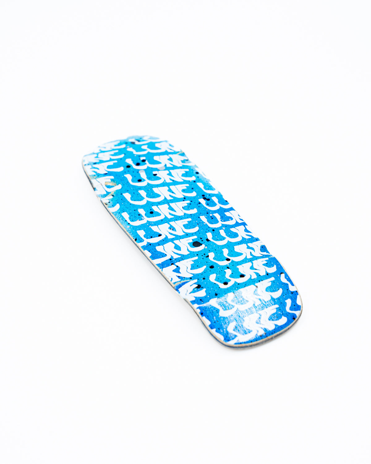 Lune Logo Deck - Blue Spatter