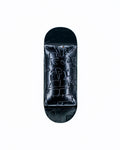 "Shatter Logo" Deck - Black/Black Embossed