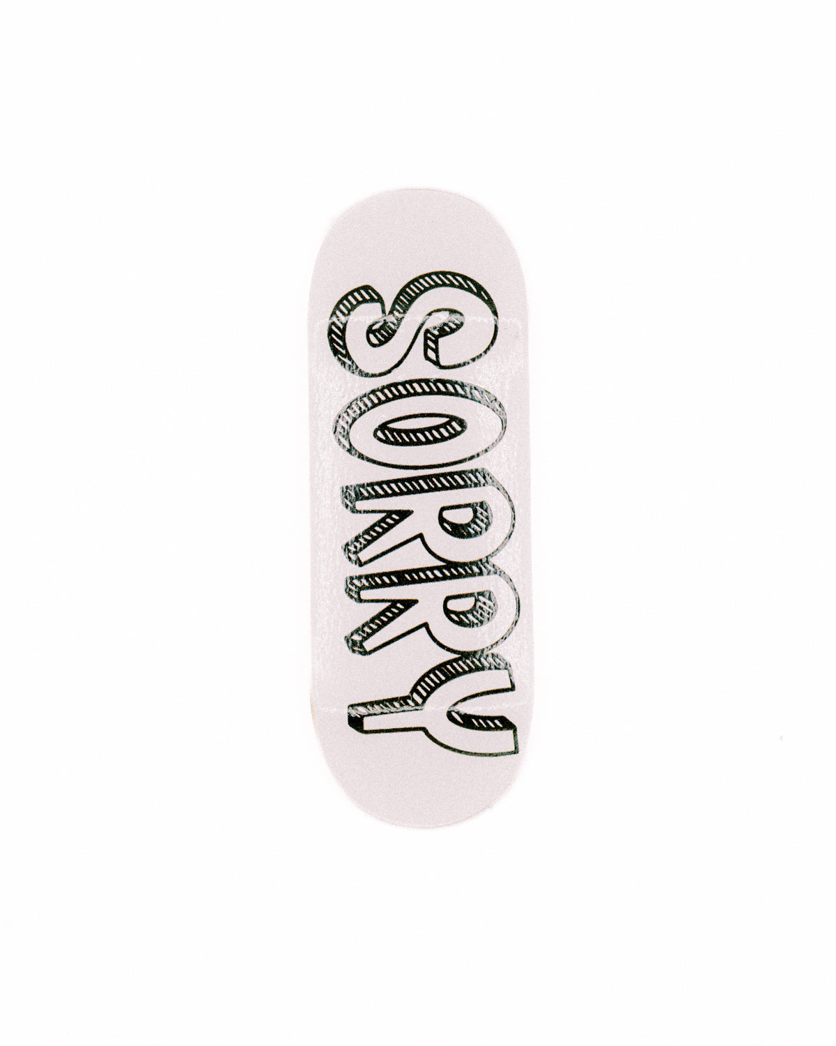 "Sorry White Sketch" Deck