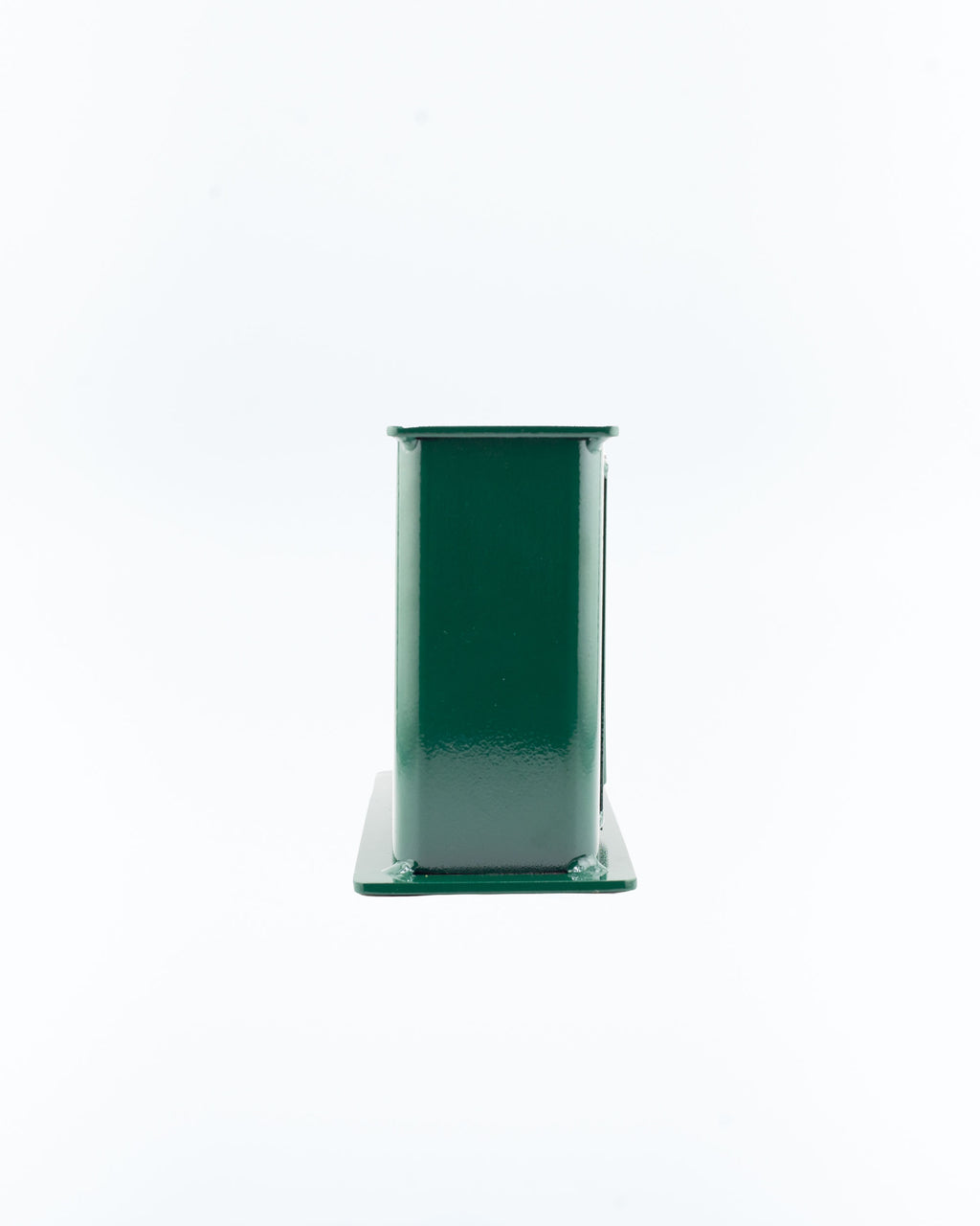 Green fingerboarding grind box used for tabletop obstacles in building your own park.