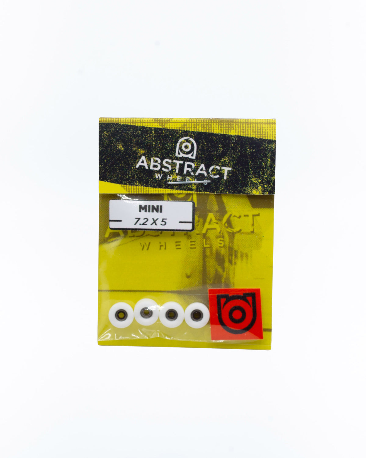 Abstract Mini Wheels - White